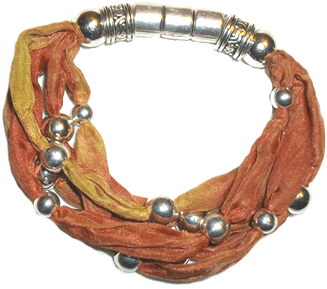 Bijouterie Artesanal  - Pulsera de Seda